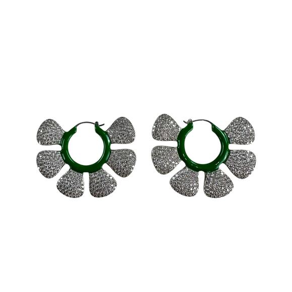 Bottega Veneta Flower Petal Earrings - Picture 1 of 7